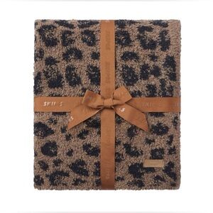 NWT SKIMS Cozy Knit Blanket - Leopard